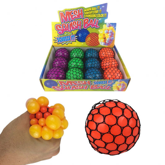 Squishy Brain Mesh Balls (6cmx12pk)