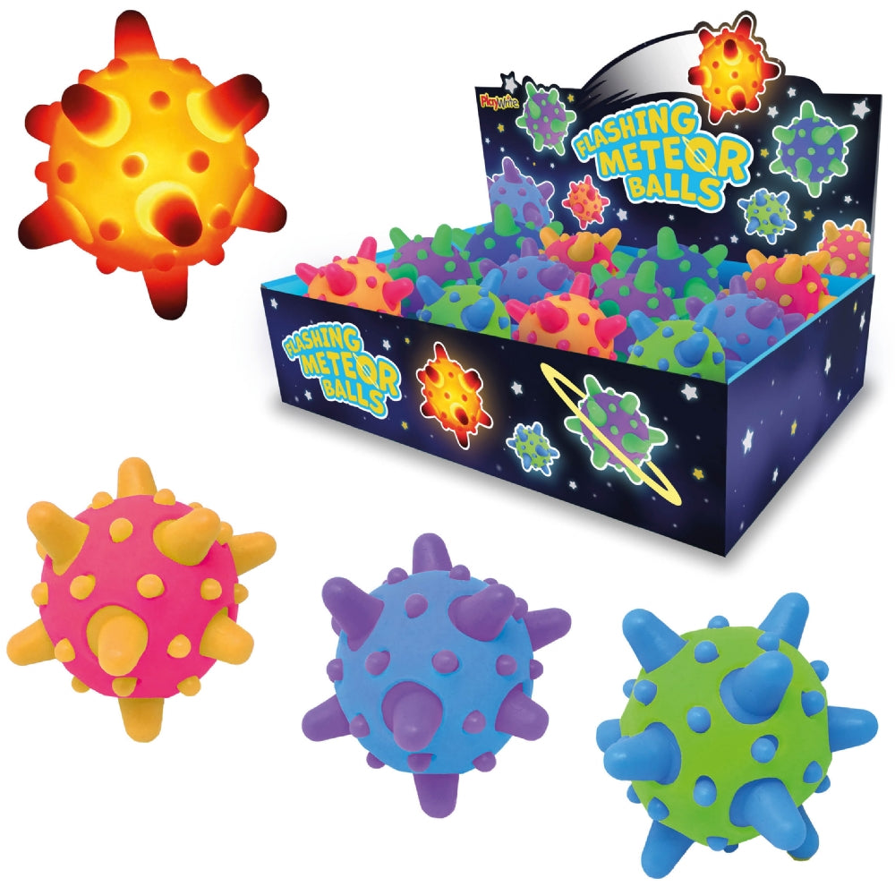 Light Up Meteor Balls (6cmx12pk)