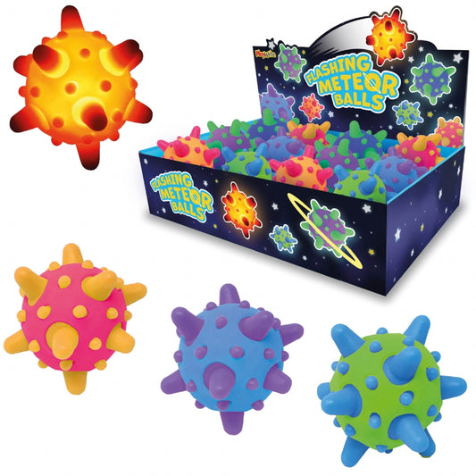 Light Up Meteor Balls (6cmx12pk)