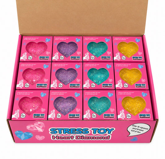 HEART DIAMONDS SQUEEZE 12PK)