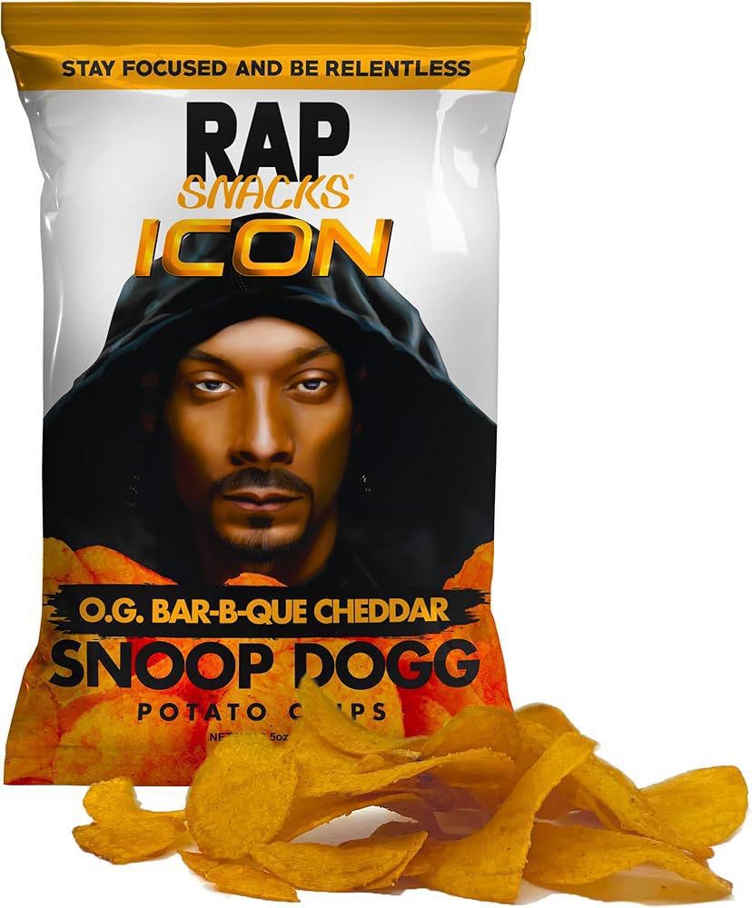 RAP SNACKS SNOOP DOGG O.G. BAR B - QUE CHEDDAR (12 X 71G )