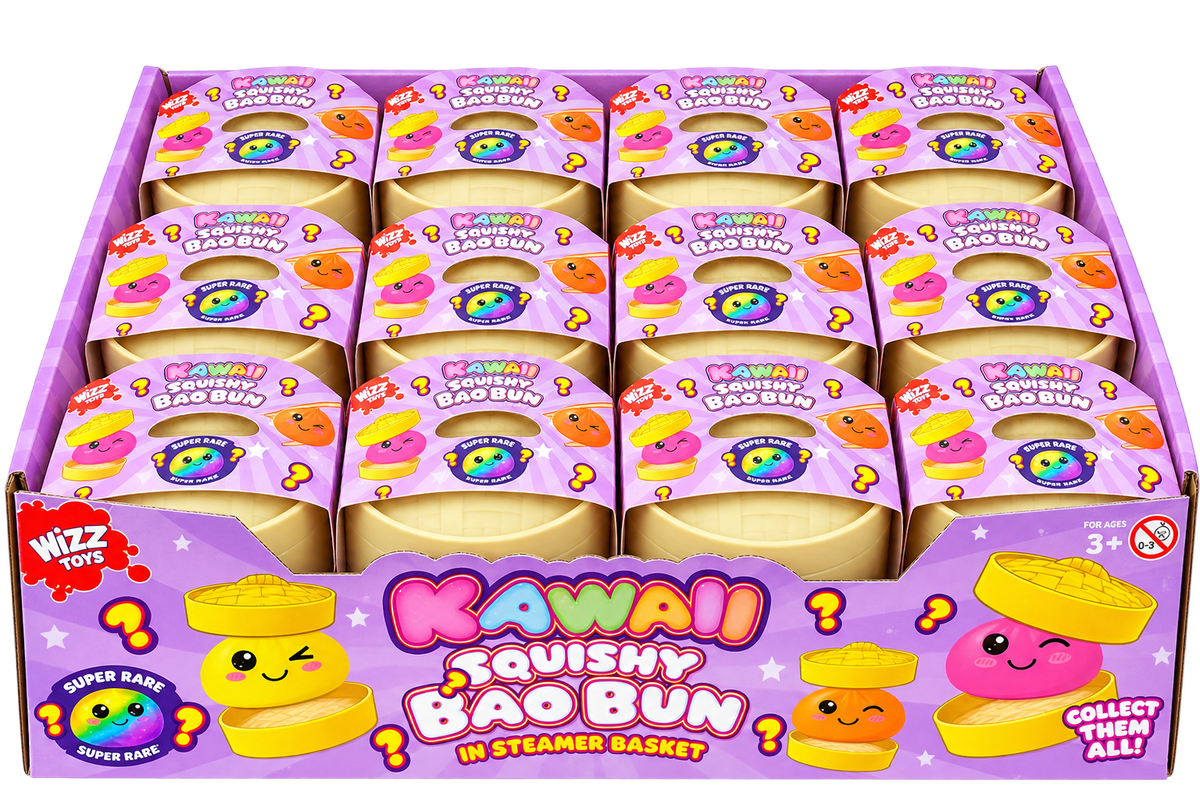 MINI BAO BUN SQUISHY (24PK)
