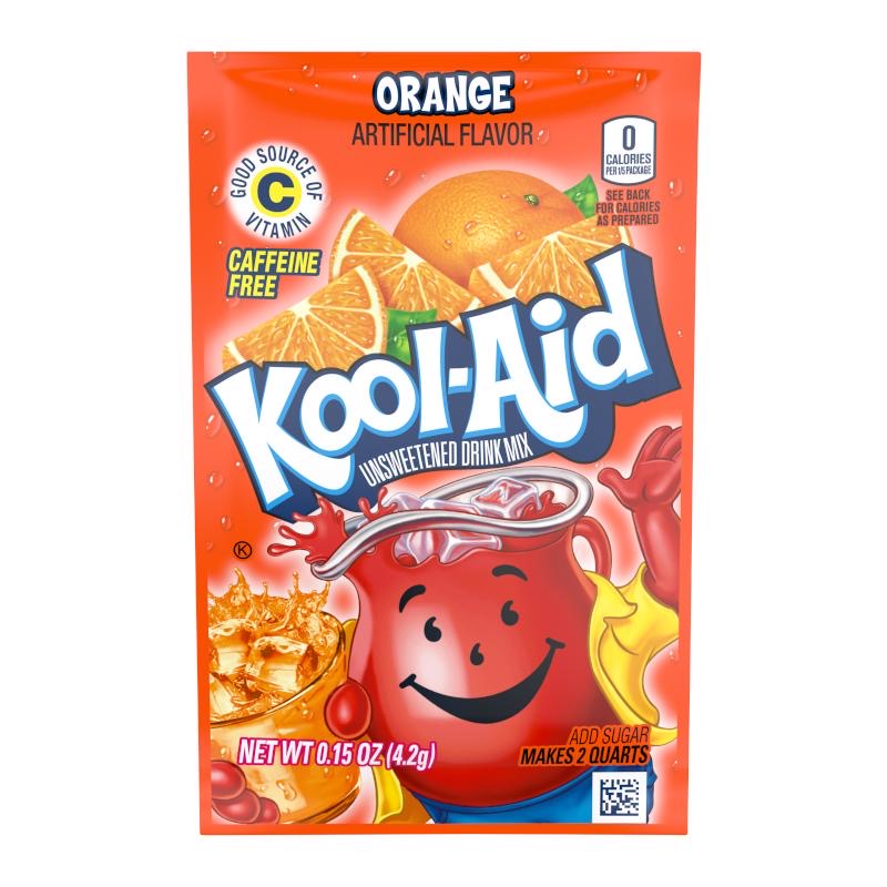 ORANGE KOOL AID DRINK MIX (48PK)