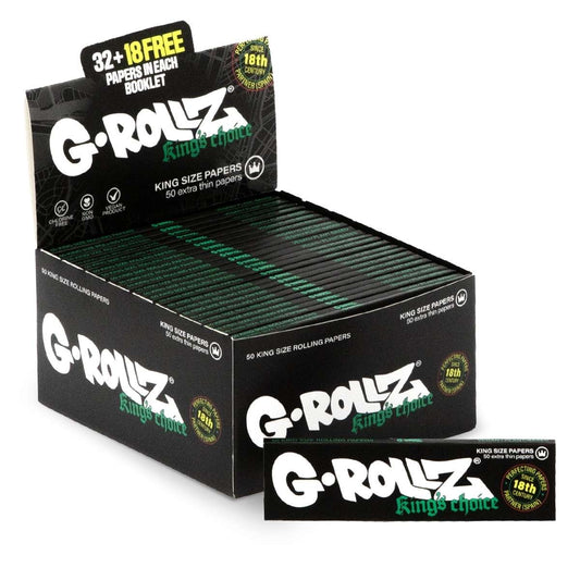 G-ROLLZ KINGS CHOICE PAPER KS WIDE 50s BOOKLETS