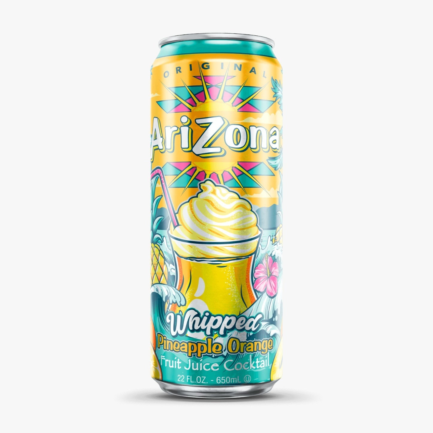ARIZONA WHIPPED PINEAPPLE ORANGE (22Oz x 24ct)