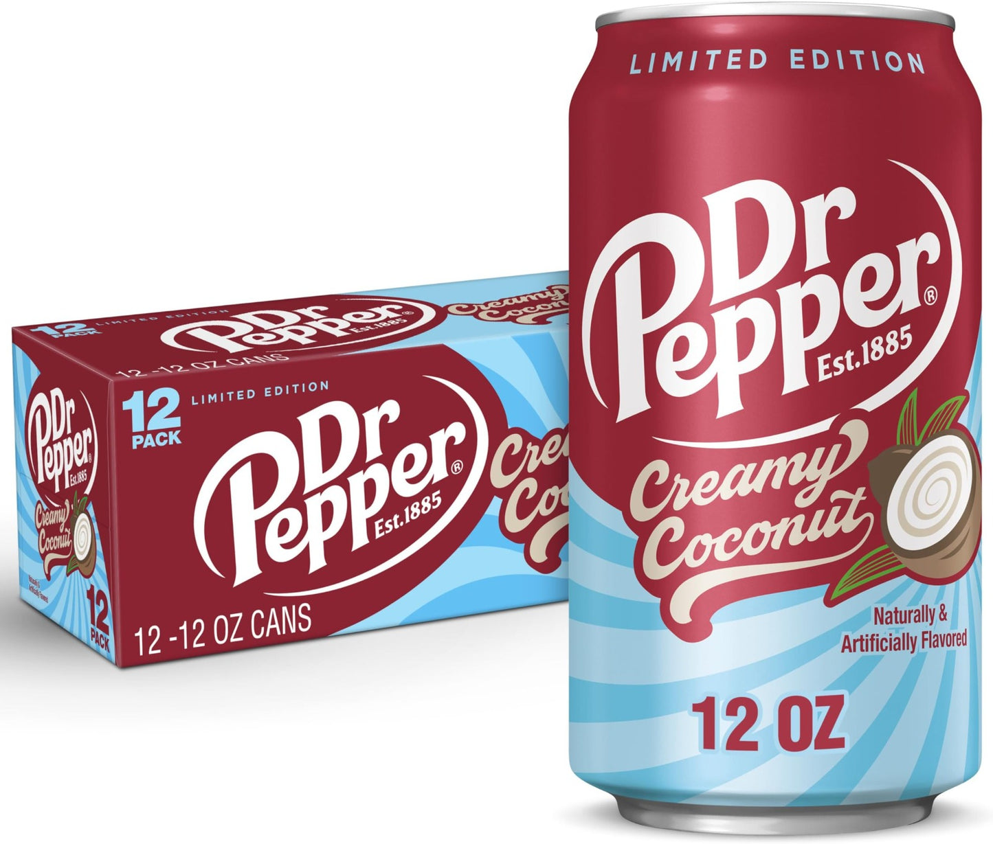 DR PEPPER CREAMY COCUNUT USA (12PK)