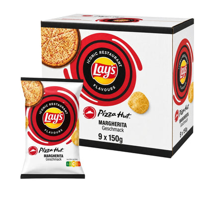 LAYS - PIZZA HUT MARGARITA 150g - 9PK