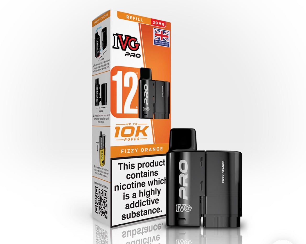 FIZZY ORANGE - IVG PRO PODS