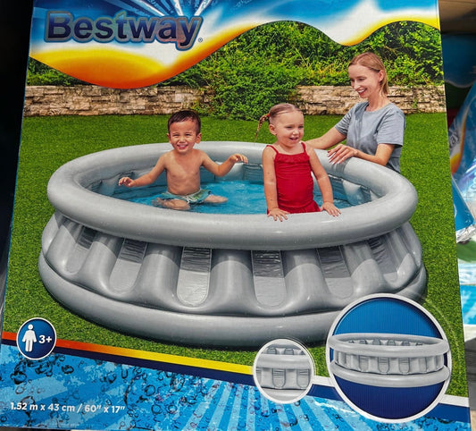 60" X 17" SPACESHIP PADDLING POOL