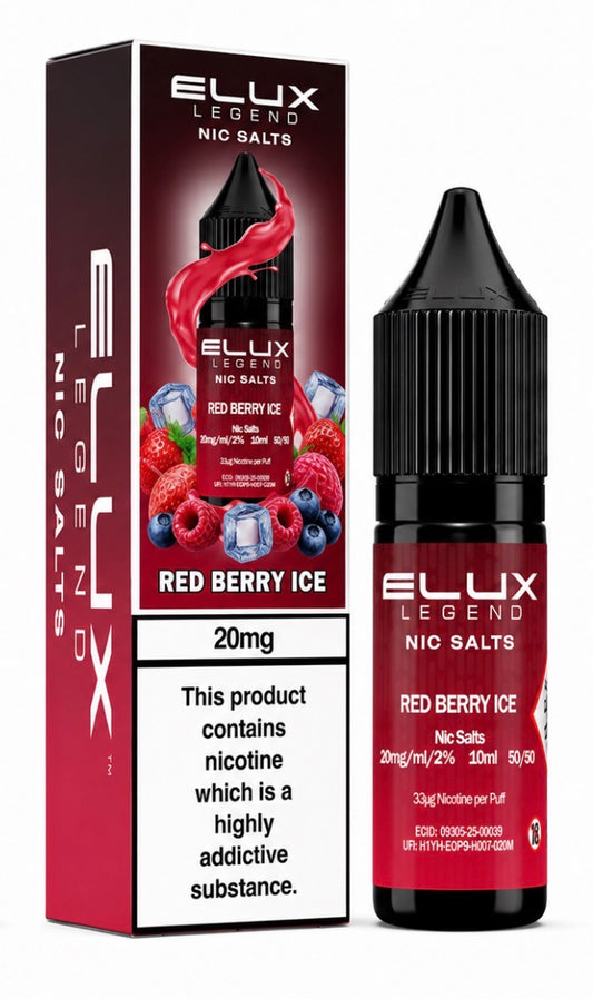 RED BERRY ICE - ELUX NIC SALT 20 MG