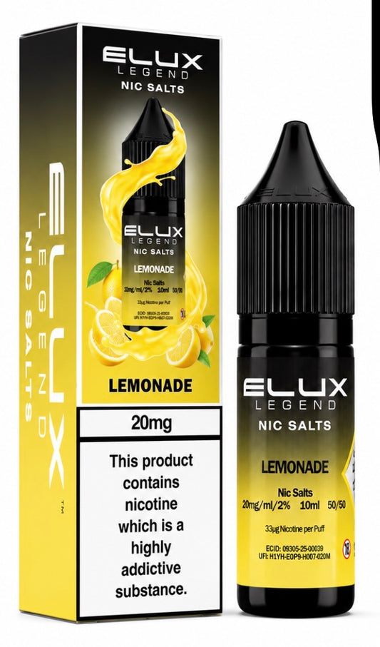 LEMONADE - ELUX NIC SALT 20 MG