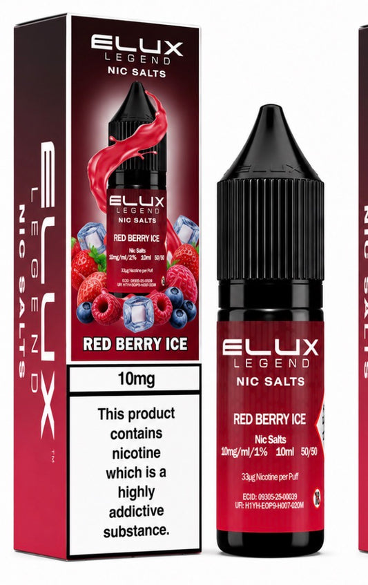 RED BERRY ICE - ELUX NIC SALT10 MG