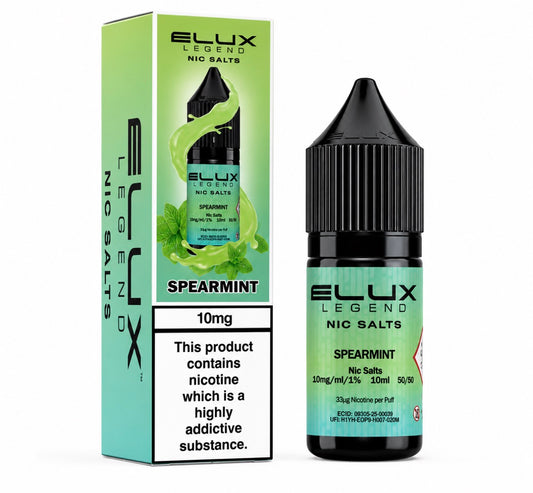 SPEARMINT - ELUX NIC SALT 10 MG