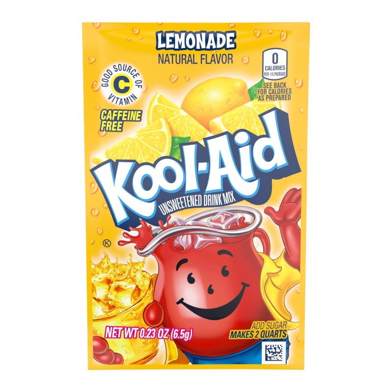LEMONADE KOOL AID DRINK MIX (48PK)