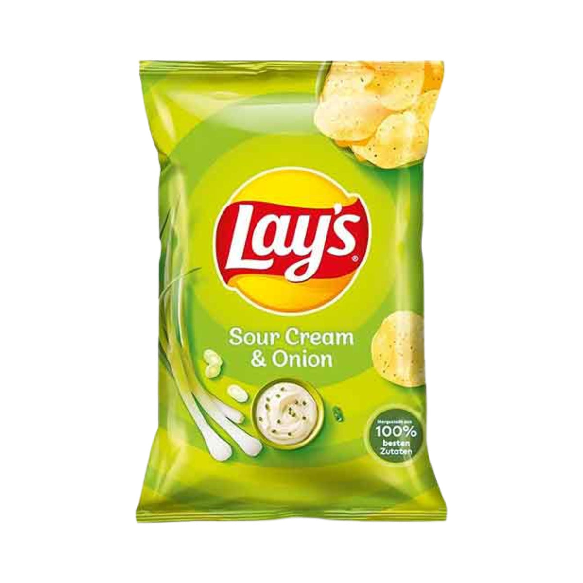 LAYS - SOUR CREAM & ONION 150g - 9PK