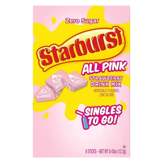 STARBURST STRAWBERRY SINGLES TO GO! (12PCS)