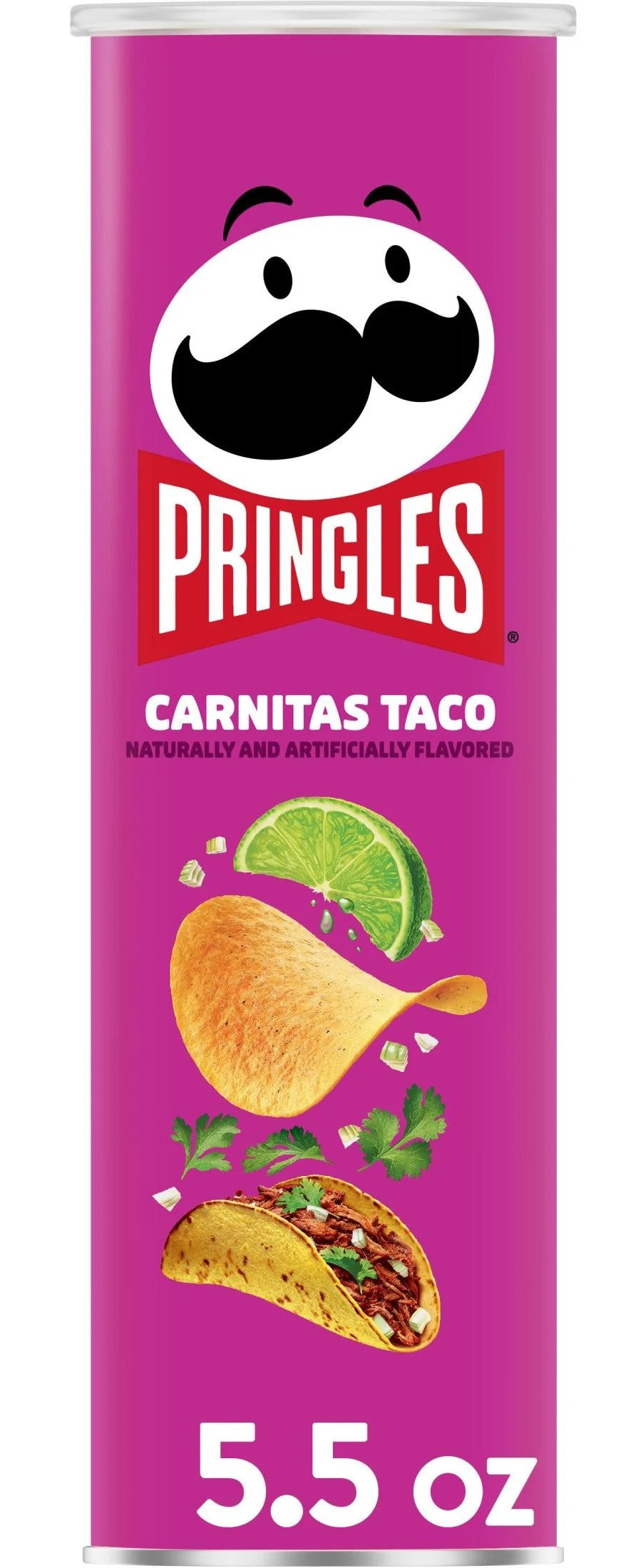 PRINGLES CARNITAS TACO 5.5oz 14 pcs