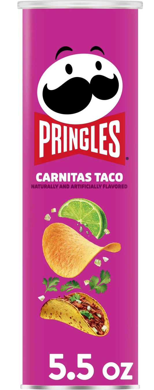 PRINGLES CARNITAS TACO 5.5oz 14 pcs