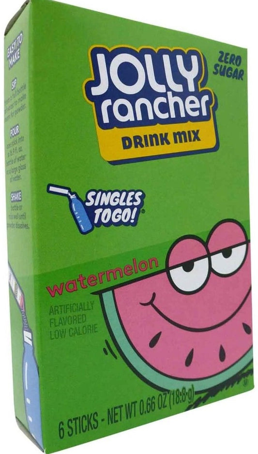 JOLLY RANCHER WATERMELON SINGLES TO GO! (12PCS)