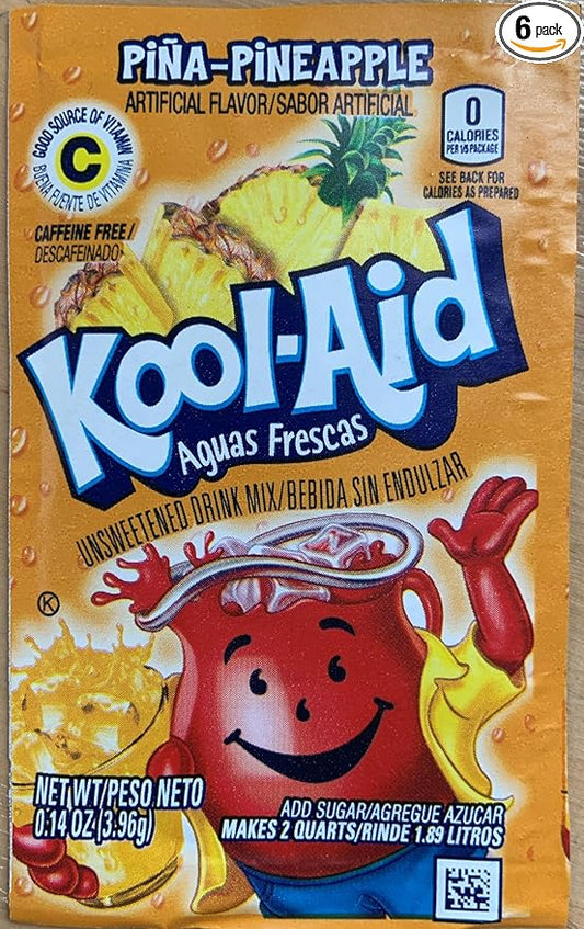 PINA PINEAPPLE KOOL AID DRINK MIX (48PK)