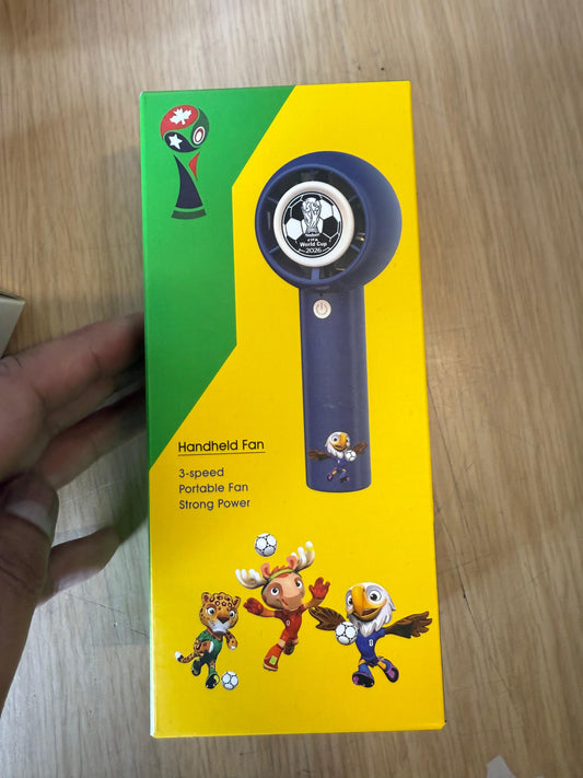 PORTABLE WORLD CUP HAND-HELD ELECTRIC FAN