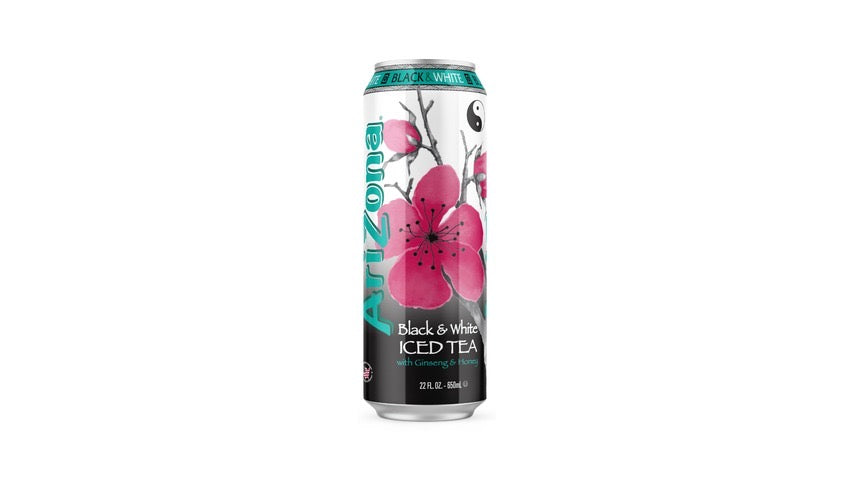 ARIZONA BLACK AND WHITE ICED TEA (22Oz x 24ct)