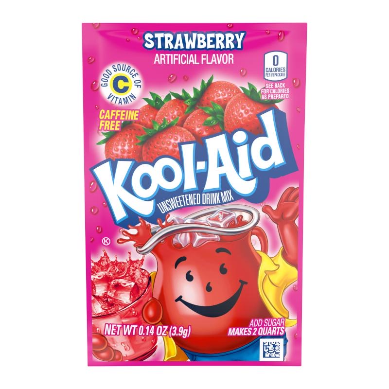 STRAWBERRY KOOL AID DRINK MIX (48PK)