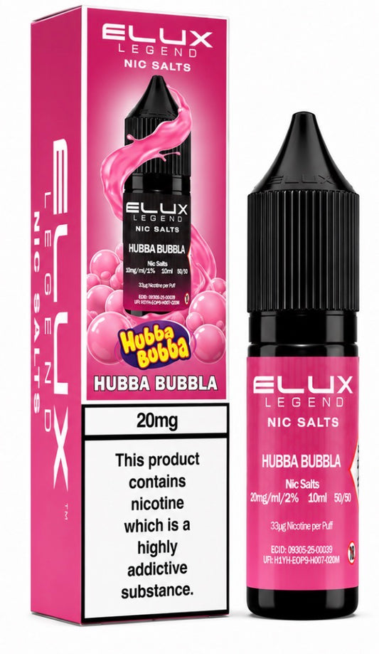 HUBBA BUBBLA - ELUX NIC SALT 20 MG