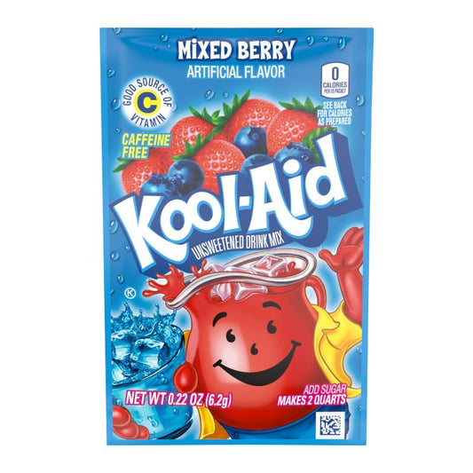MIXED BERRY KOOL AID DRINK MIX (48PK)