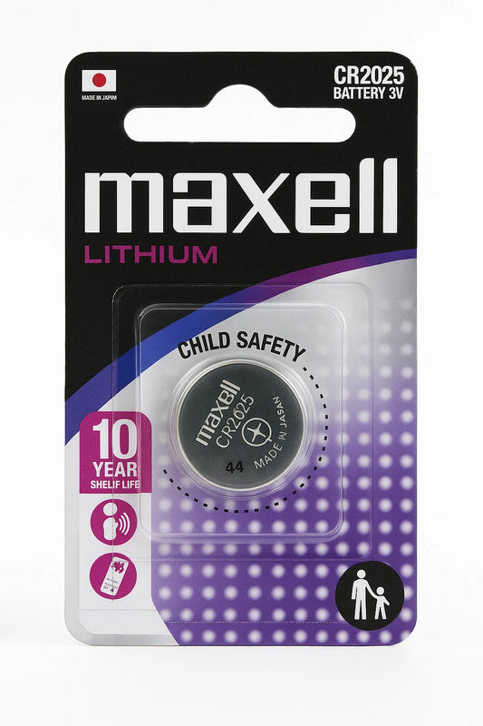 MAXELL CR2025 COIN CELL BATTERY (10pcs)