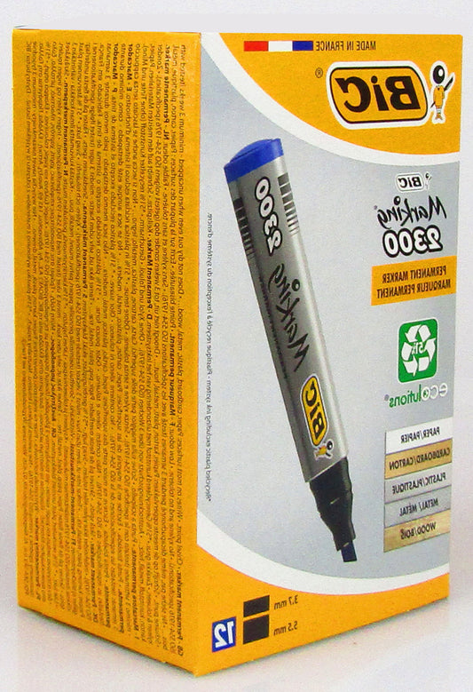 BLUE - BIC MARKERS (X12)