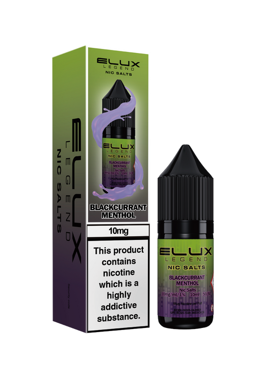 Blackcurrant Menthol - ELUX NIC SALT 10 MG