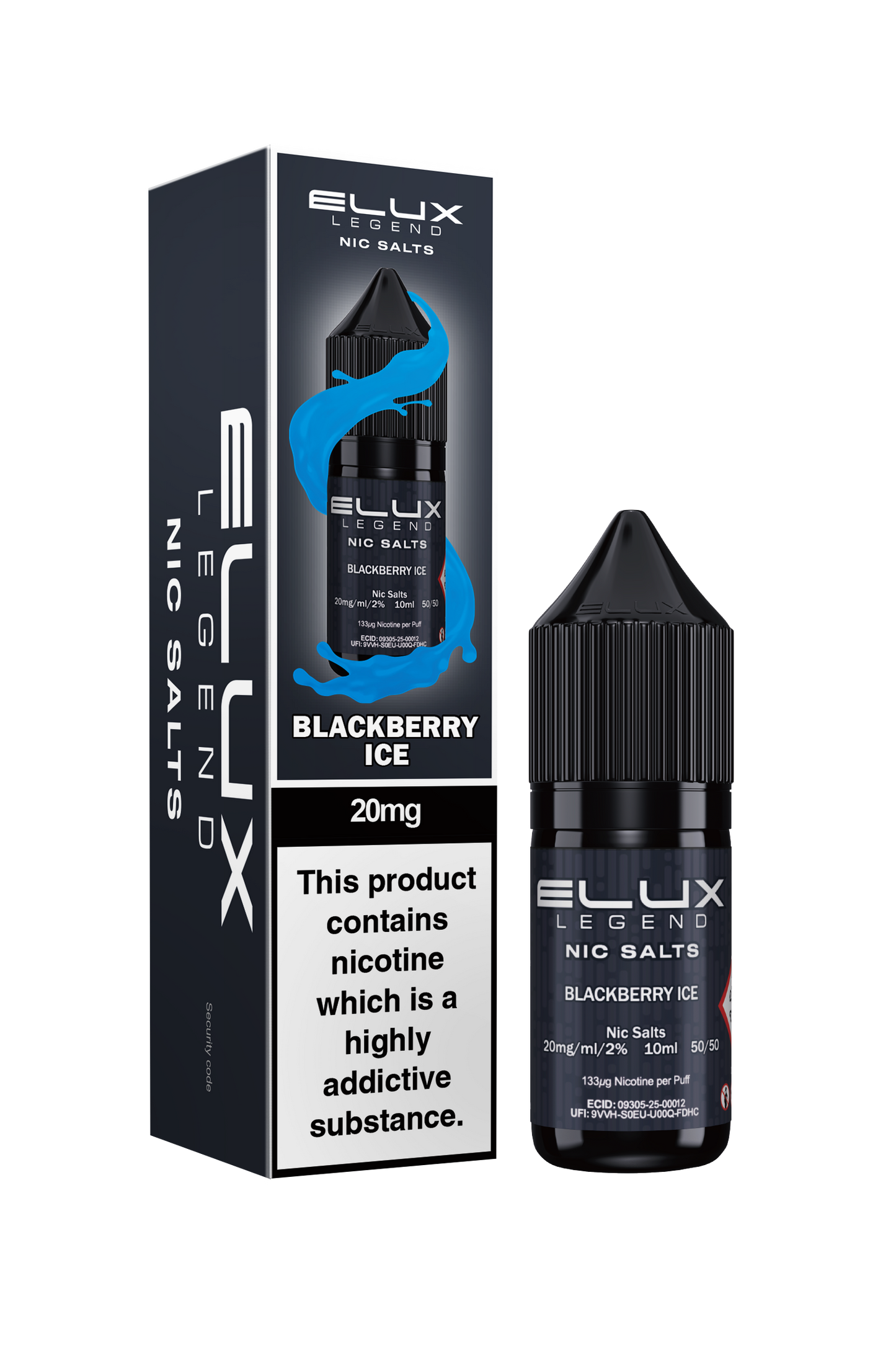 BLACKBERRY ICE - ELUX NIC SALTS 10 MG