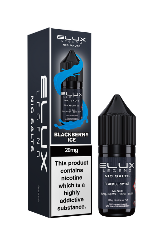 BLACKBERRY ICE - ELUX NIC SALTS 10 MG