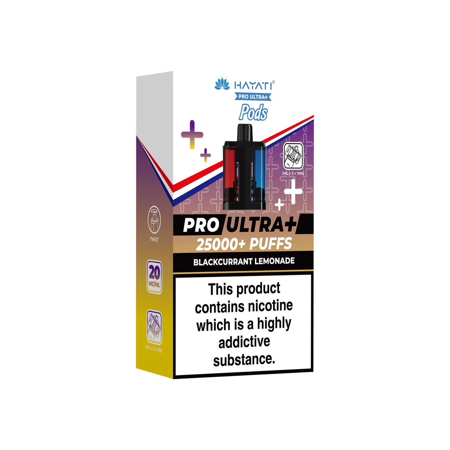 BLACKCURRANT LEMONADE - HAYATI PRO ULTRA PODS 25K+