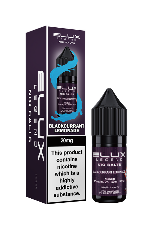 BLACKCURRANT LEMONADE - ELUX NIC SALTS 20 MG