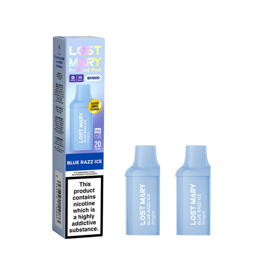 BLUE RAZZ ICE - LOST MARY BM600 PODS
