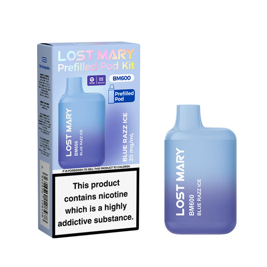 BLUE RAZZ ICE - LOST MARY BM600 KIT