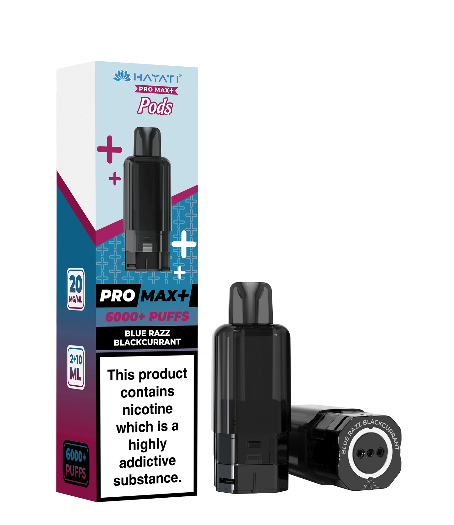 BLUE RAZZ BLACKCURRANT - PRO MAX + PODS