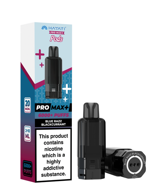 BLUE RAZZ BLACKCURRANT - PRO MAX + PODS
