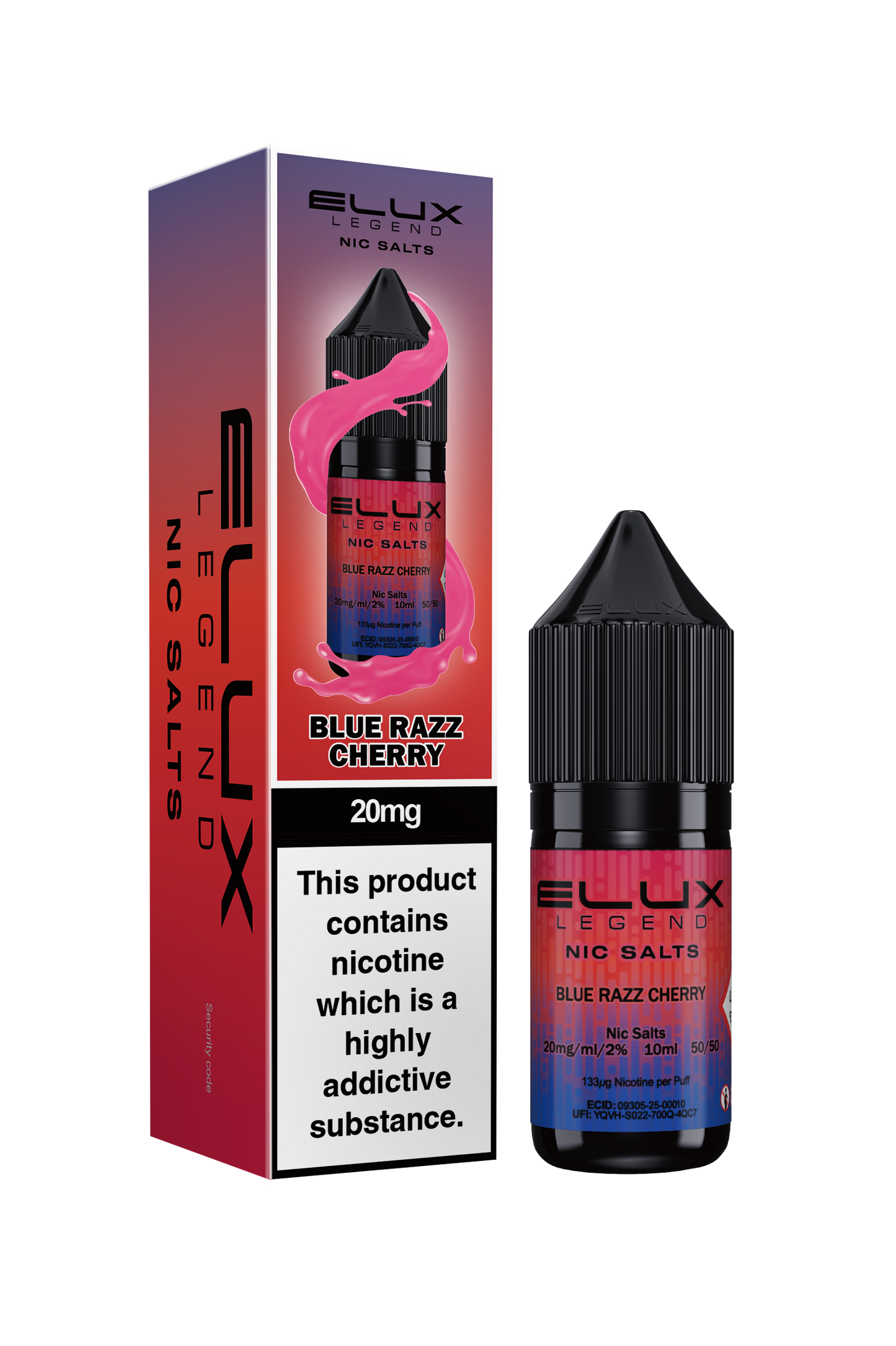 BLUE RAZZ CHERRY - ELUX NIC SALTS 10MG
