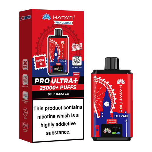 LONDON EYE (BLUE RAZZ GB) - HAYATI PRO ULTRA 25K