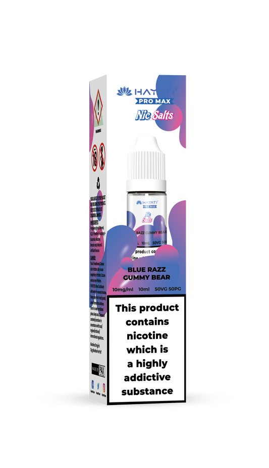 BLUE RAZZ GUMMY BEAR - HAYATI NIC SALTS 10 MG