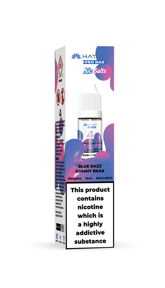 BLUE RAZZ GUMMY BEAR - HAYATI NIC SALTS 20 MG