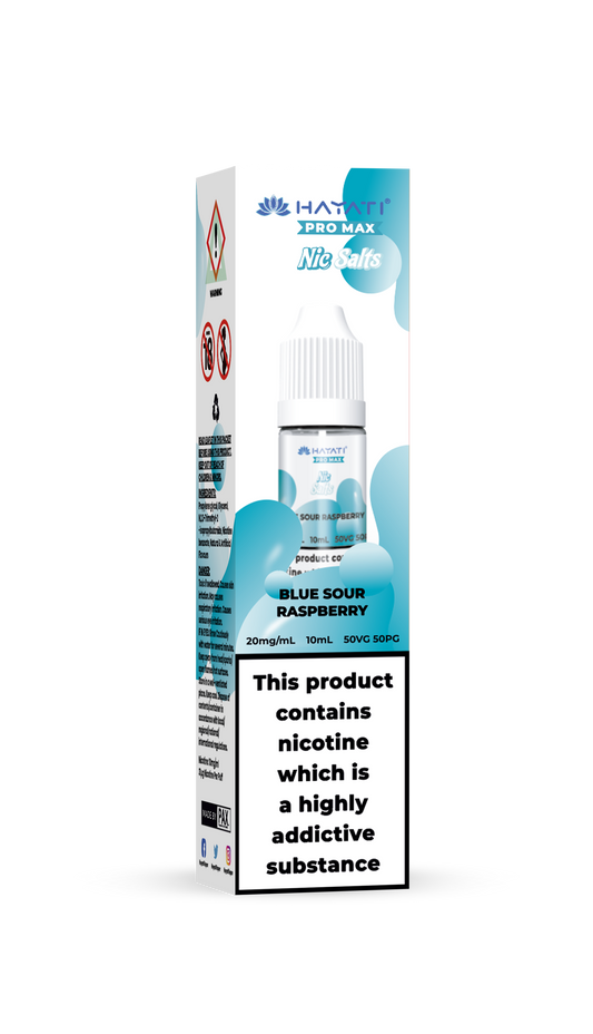 BLUE SOUR RASPBERRY 20 MG - HAYATI NIC SALTS 20 MG