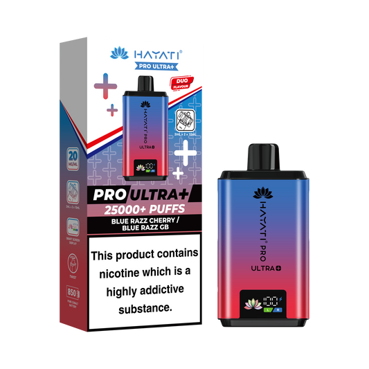 BLUE RAZZ CHERRY/ BLUE RAZZ GB - HAYATI PRO ULTRA 25K