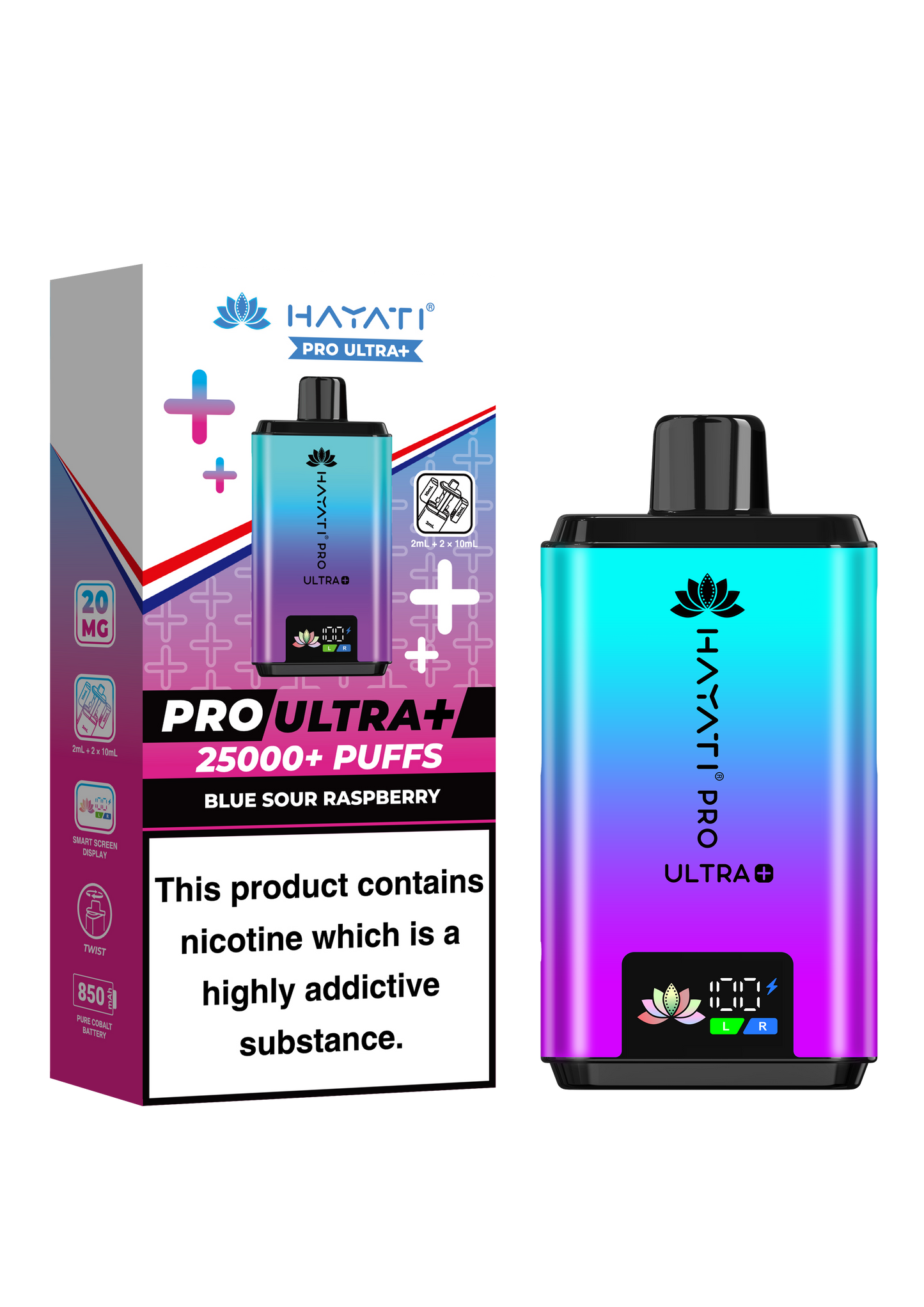 BLUE SOUR RASPBERRY - HAYATI PRO ULTRA 25K