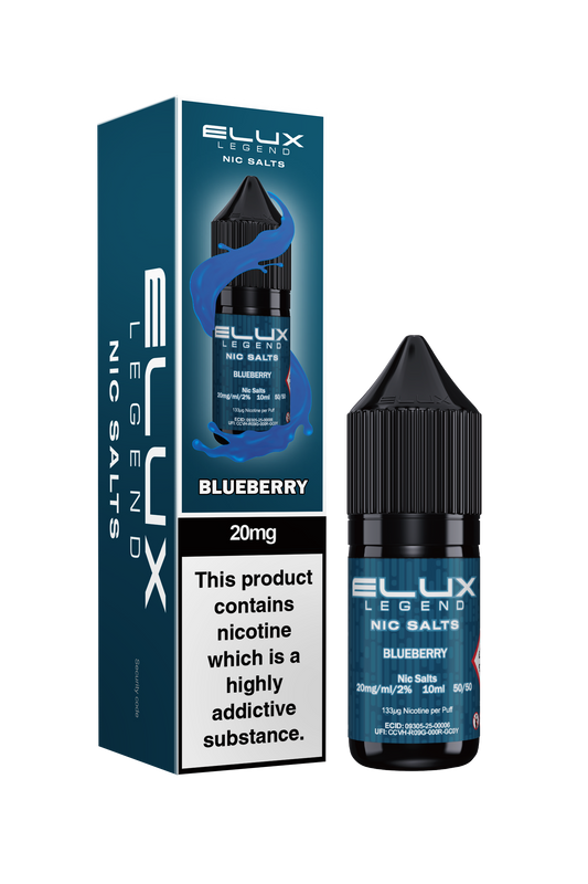 BLUEBERRY - ELUX NIC SALTS 10 MG