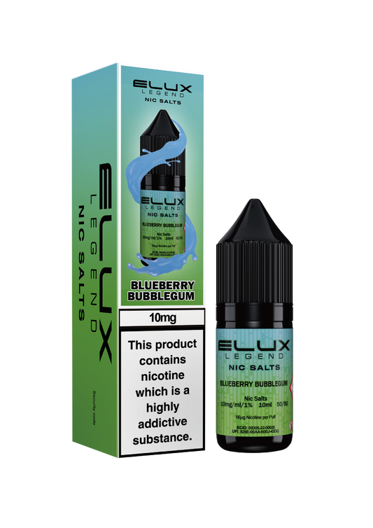 Blueberry Bubblegum - ELUX NIC SALT 10 MG