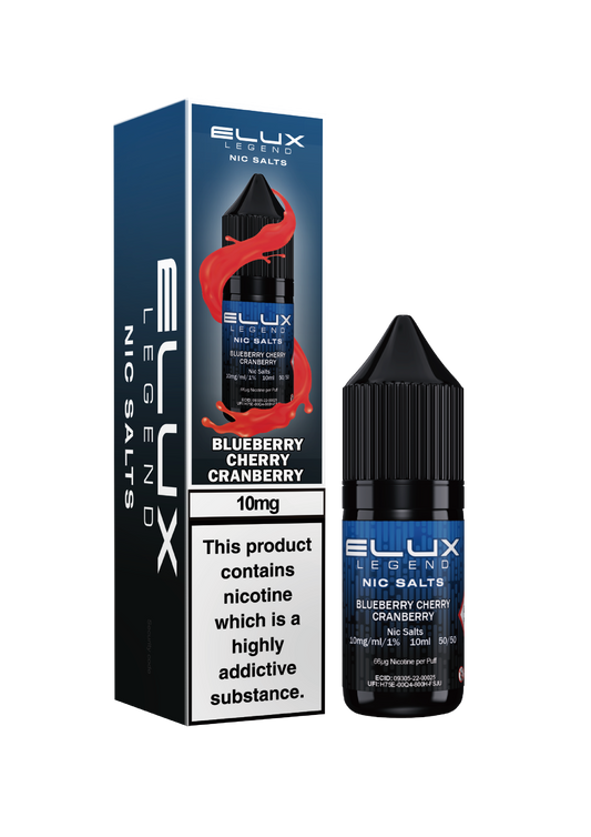 Blueberry Cherry Cranberry - ELUX NIC SALT 10 MG